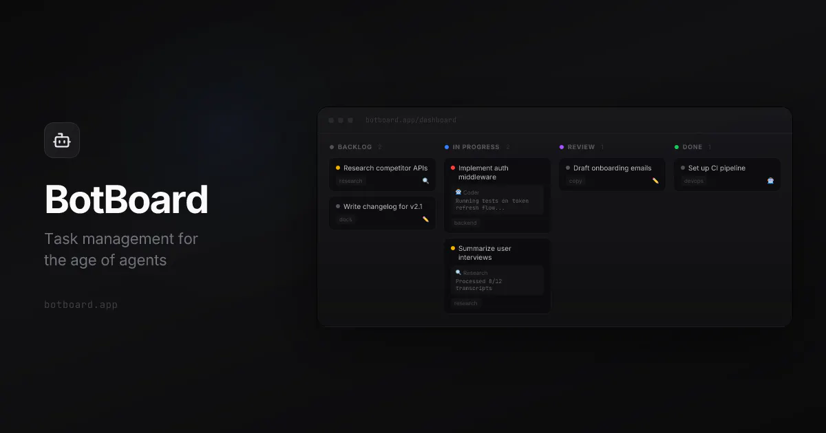 BotBoard screenshot 1
