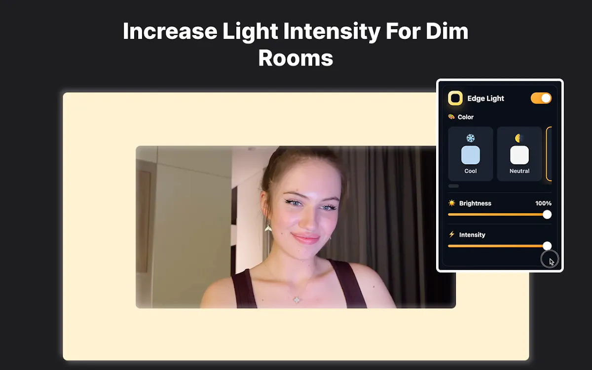 Edge Light for video calls screenshot 4
