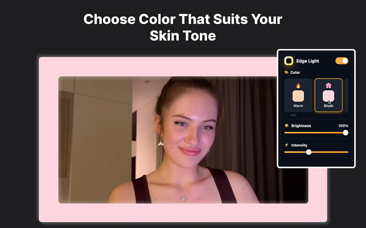 Edge Light for video calls screenshot 3