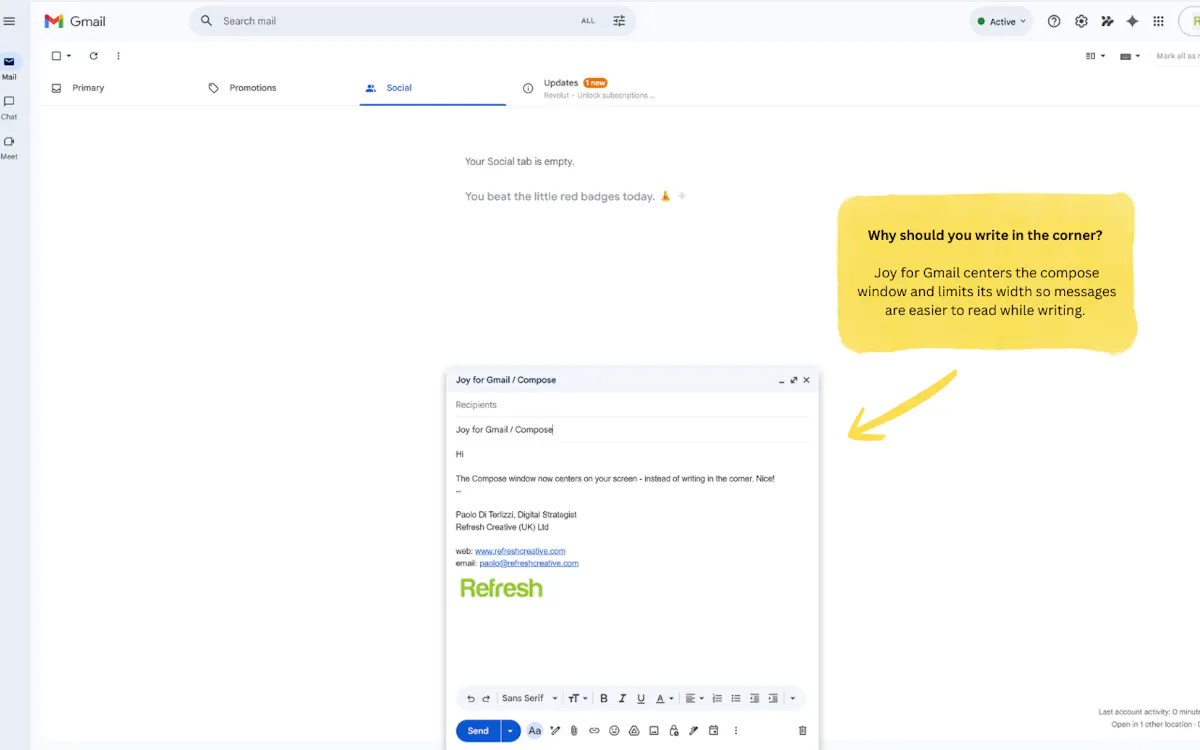 Joy for Gmail screenshot 3