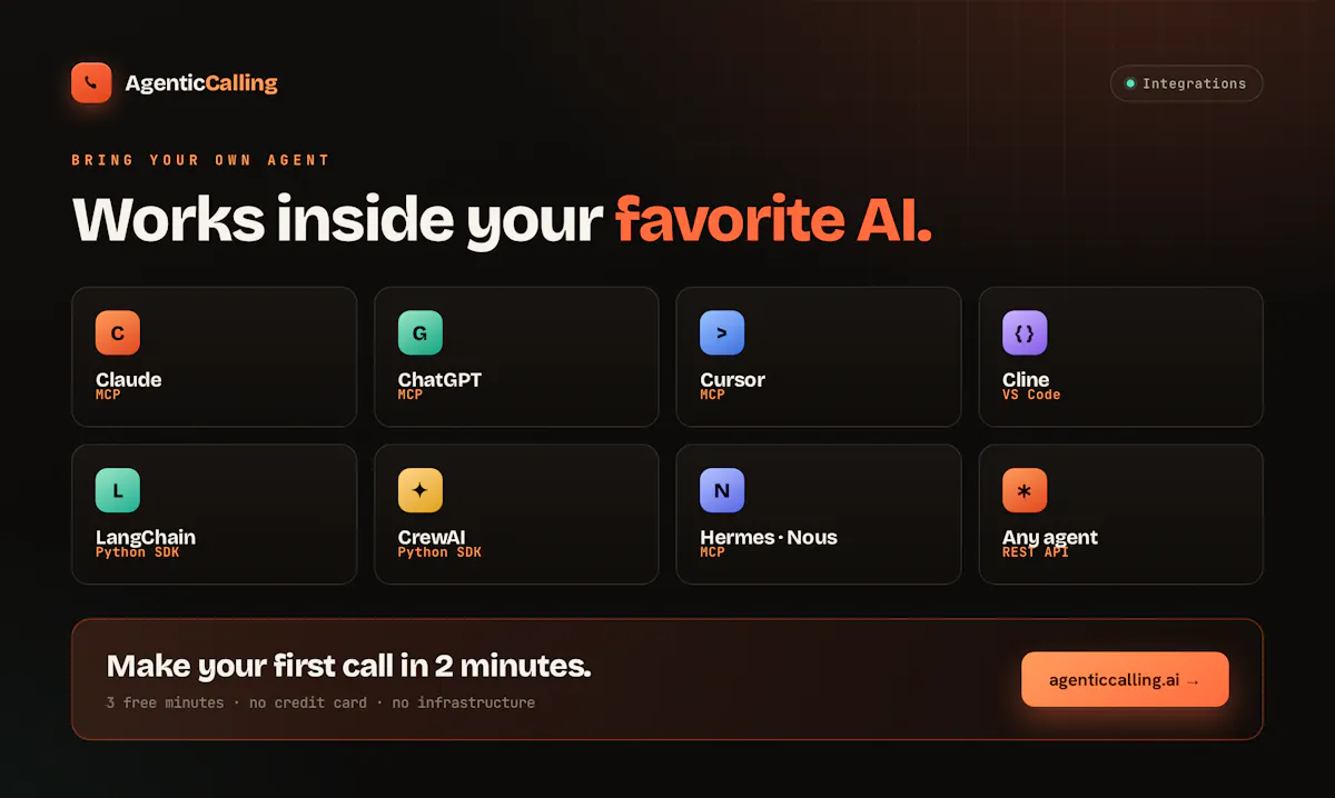 AgenticCalling AI screenshot 1
