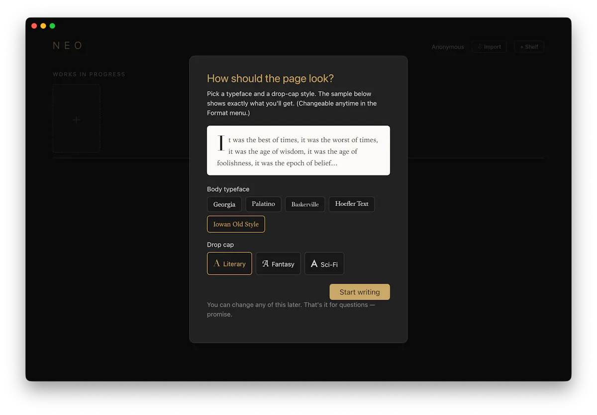 Neo screenshot 2