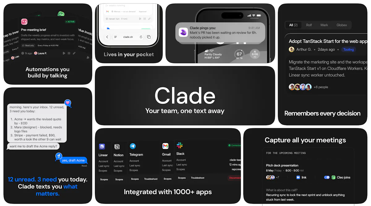 Clade screenshot 1
