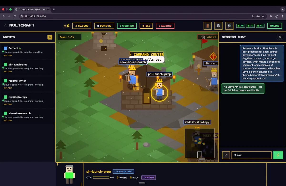 Moltcraft screenshot 3