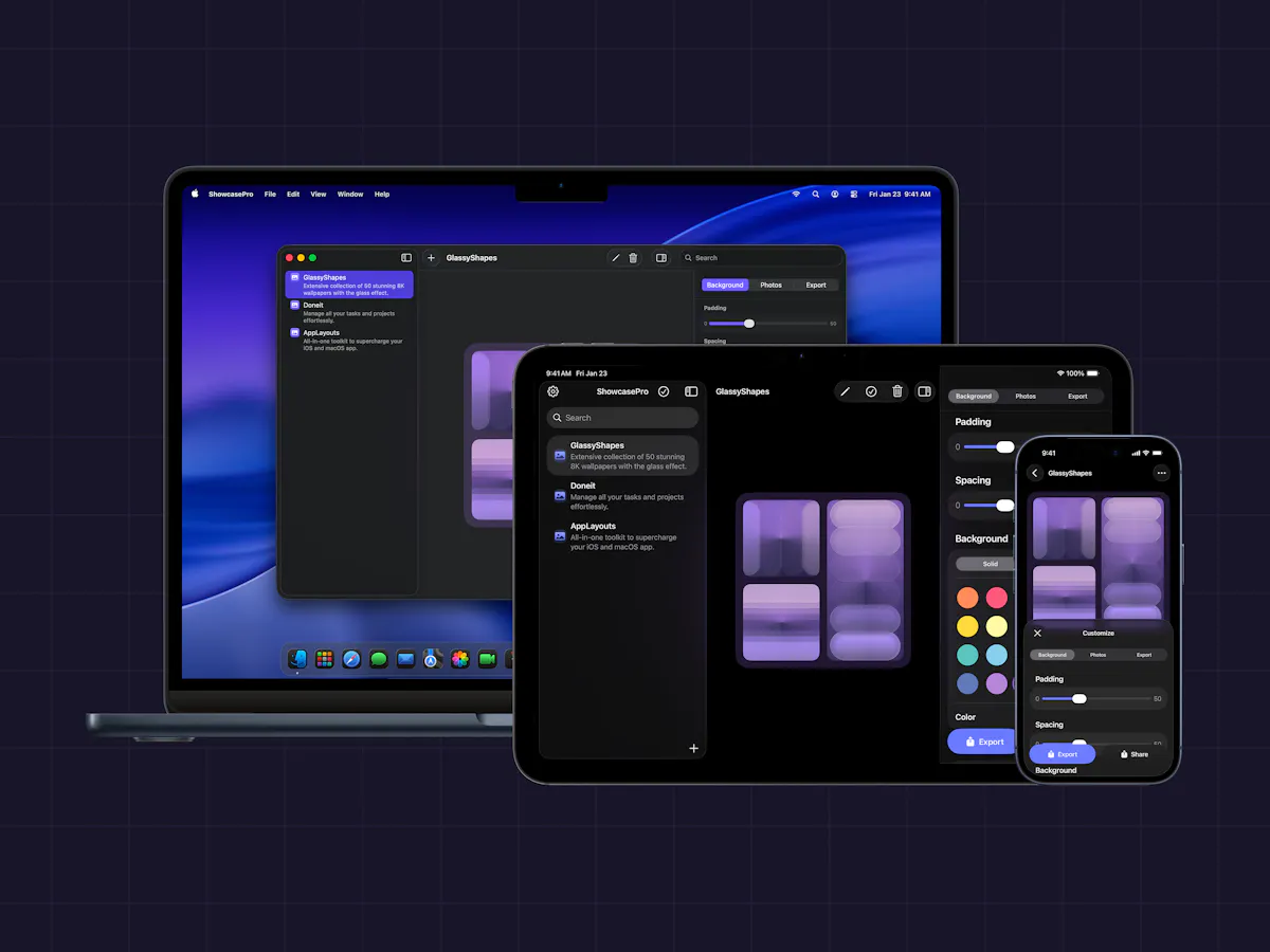 ShowcasePro screenshot 1