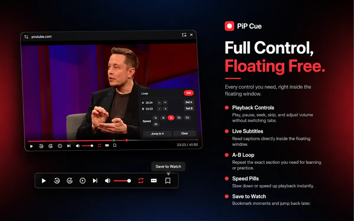 PiP Cue screenshot 3