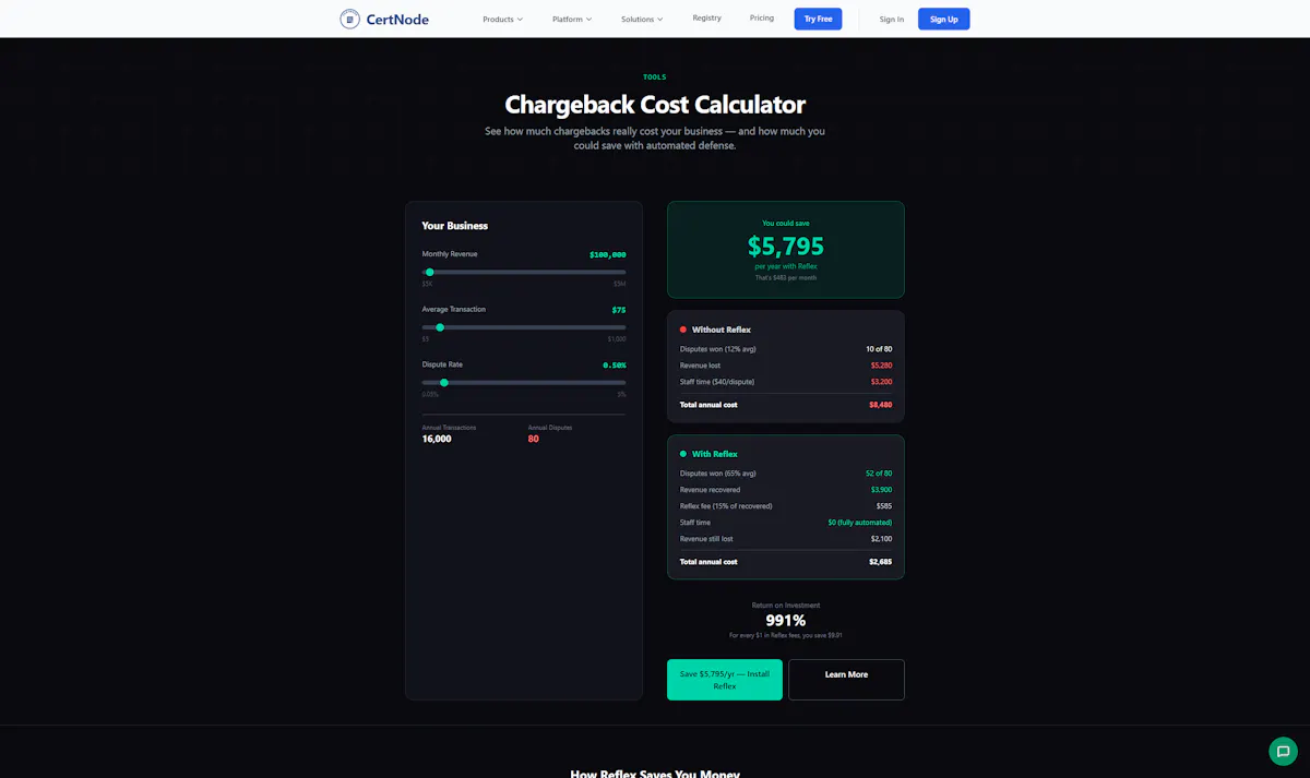 CertNode Reflex screenshot 3
