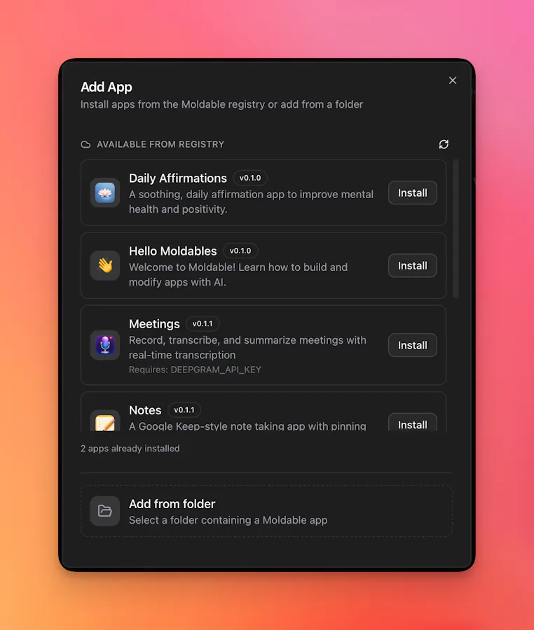 Moldable screenshot 3