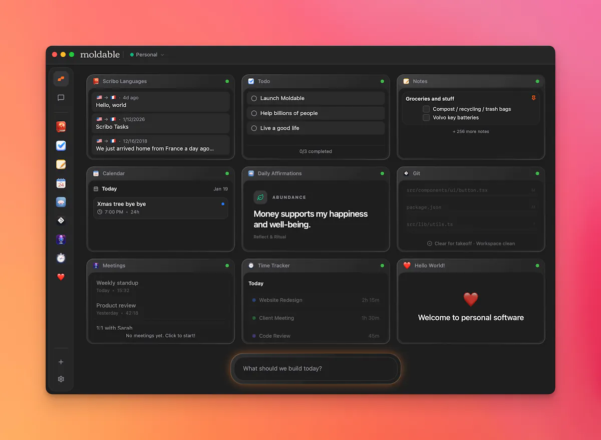 Moldable screenshot 2
