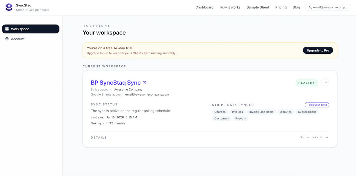 SyncStaq screenshot 2