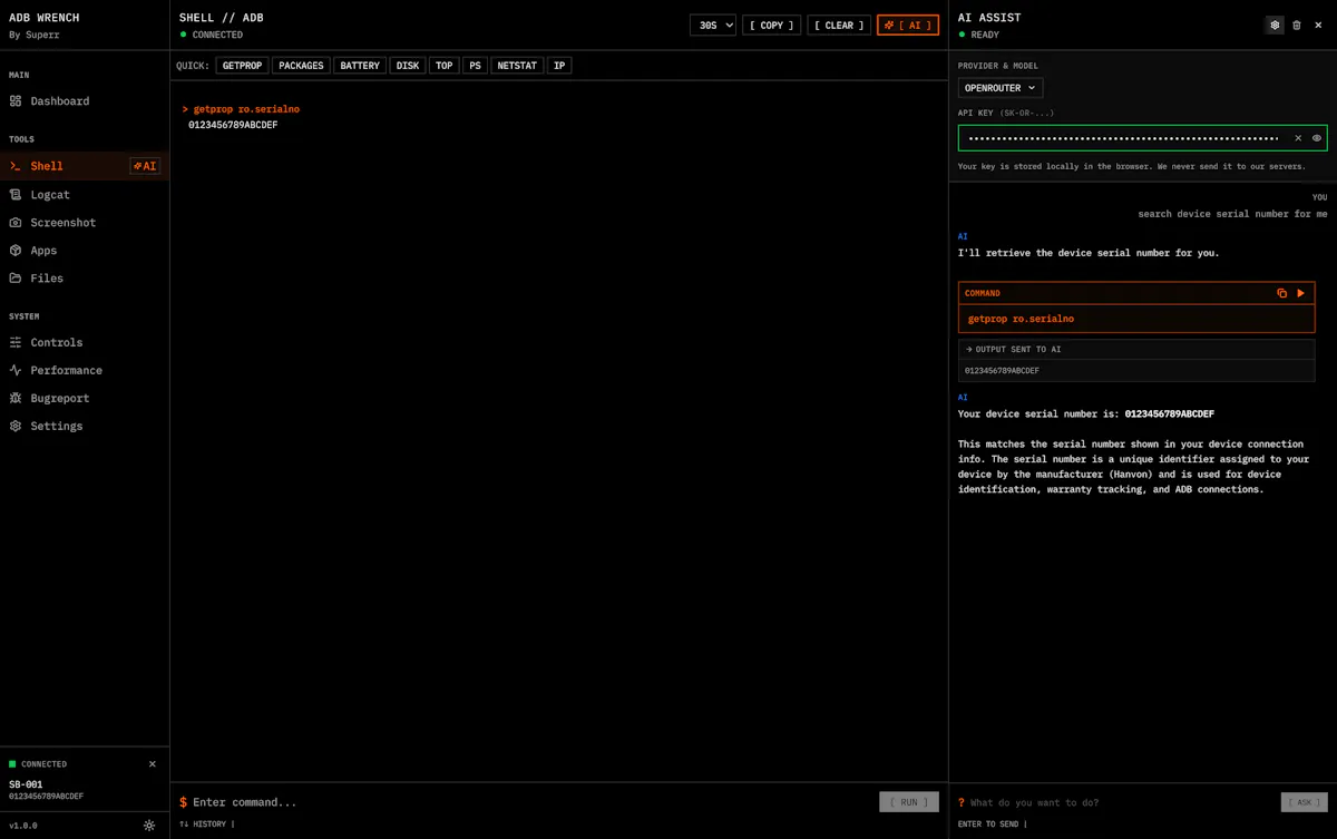 ADB Wrench screenshot 3
