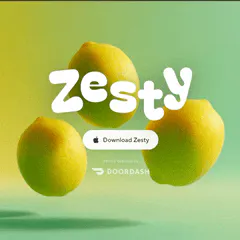 Zesty by DoorDash logo