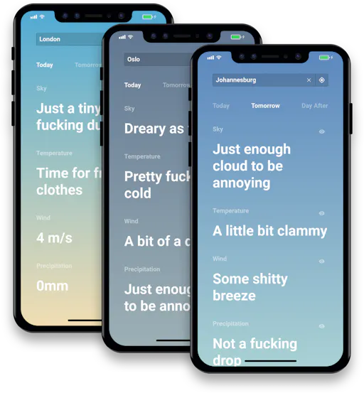 The F*cking Weather logo