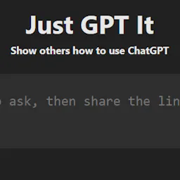 Just Gpt It logo