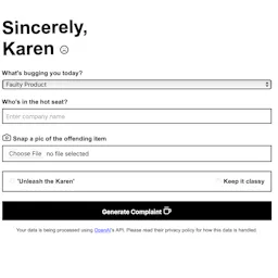 Sincerely Karen logo