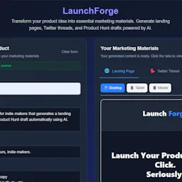 LaunchForge logo